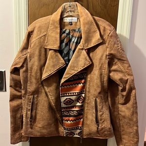 Montana Co Jacket Size Large Beautiful Brown